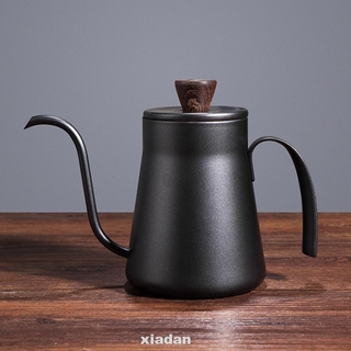 400ML Drinking Home Kitchen Tool Tea Stainless Steel Non Slip With Lid Gooseneck Spout Coffee Pot