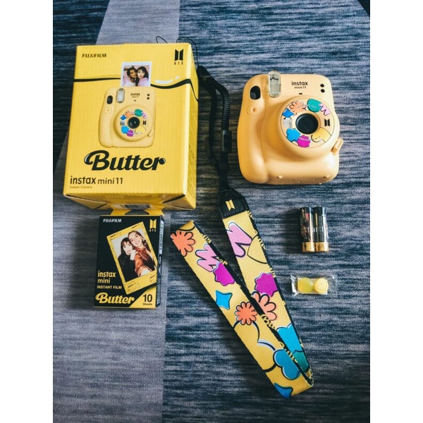 Instax Mini 11 BTS Butter - Máy ảnh lấy liền Fujifilm | Chính hãng - BH 12T - Tặng 10 film