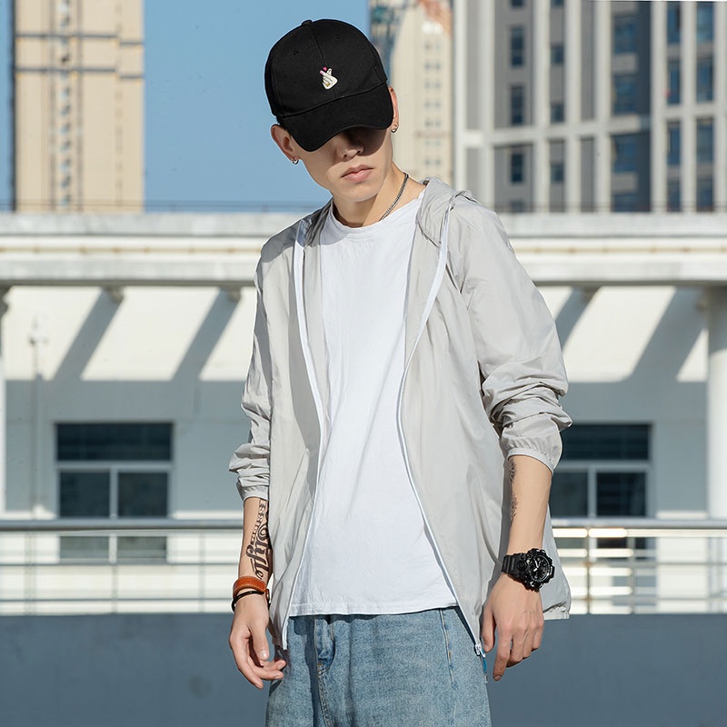 Áo Khoác Chống Nắng Và Tia UV Thoáng Khí Trọng Lượng Nhẹ Thời Trang Mùa Hè Hàng Mới Dành Cho Bạn Nam