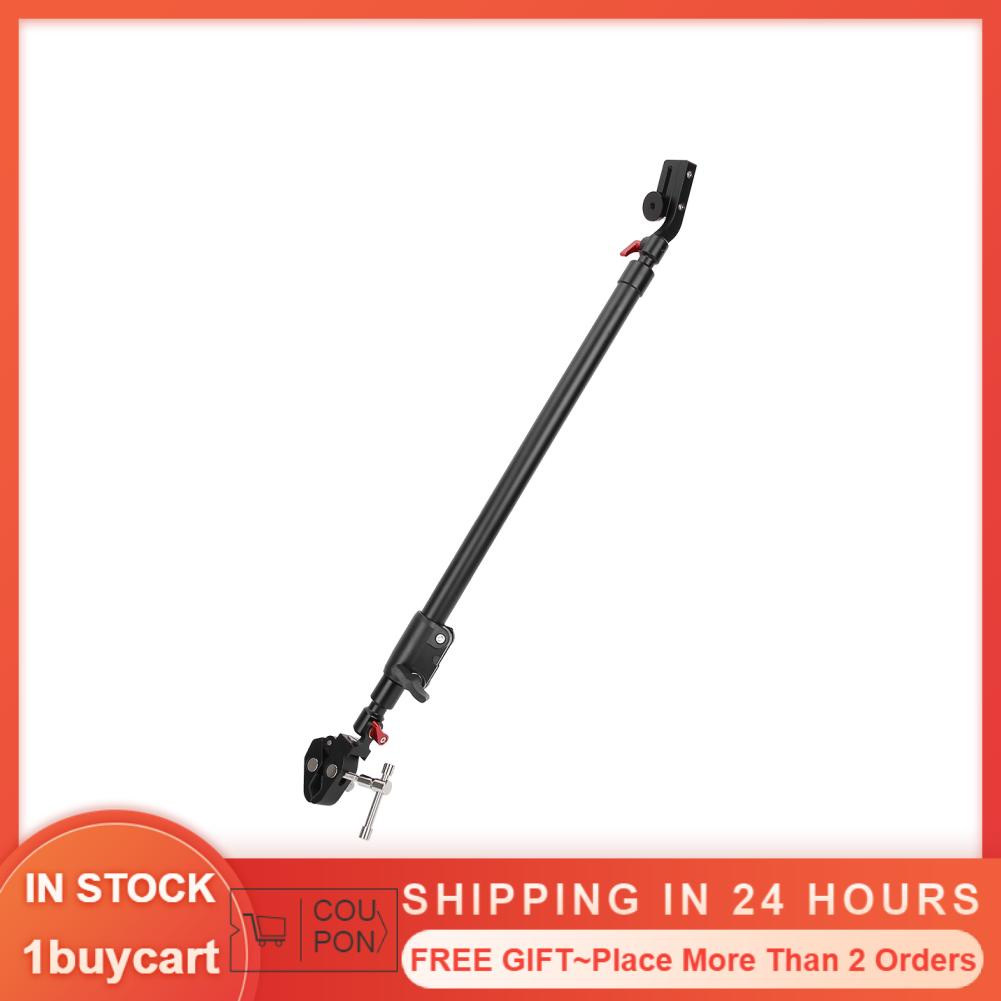 1buycart Support Tripod Rods  Durable Sturdy Stable Aluminium Alloy Black Camera Slider for Mobile Phone Outdoor Home
