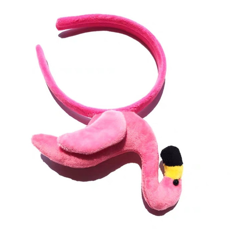 Băng Đô Cài Tóc Hóa Trang Chim Hồng Hạc Cho Bé Gái