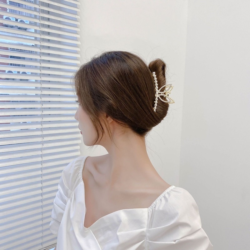 Kẹp Tóc NỮ KIM LOẠI TAI THỎ ĐÍNH HỘT SIÊU XINH LOẠI 1