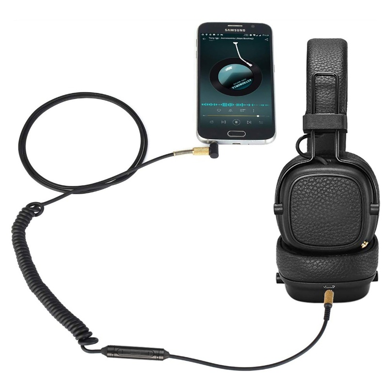 Dây Cáp Âm Lượng Micro 3 5MM Kèm Điều Khiển Từ Xa Cho Tai Nghe Sony MDR-10r MDR-1A XB950 Z1000 MSR7