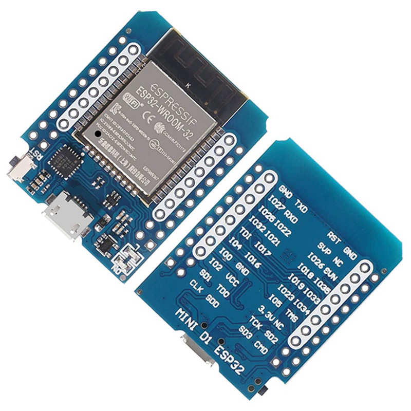 Set 3 Bảng Mạch Phát Triển Wifi Bluetooth Iot D1 Mini Nodemcu Esp32 Esp-Wroom-32 Wlan 5v Tương Thích Với Arduino