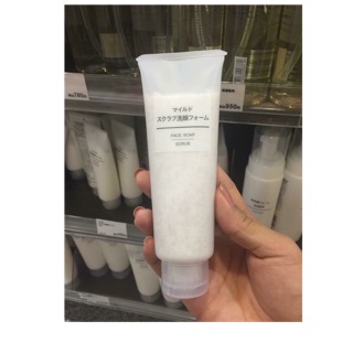 [ Chính Hãng ] Sữa rửa mặt kiêm tẩy da chết Muji
