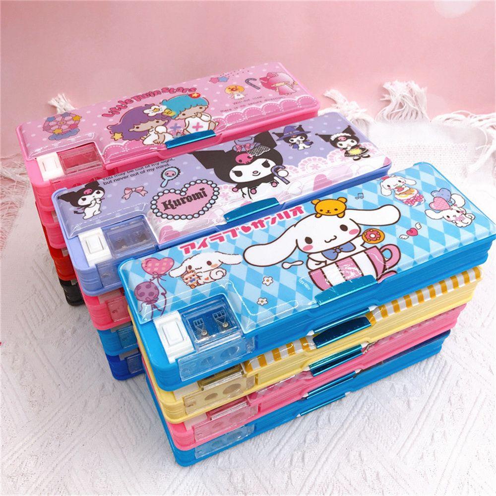 PEWANY Hộp Bút In Hoạt Hình Kuromi My Melody Dễ Thương Dùng Làm Quà Tặng Sinh Nhật Cho Bé Gái