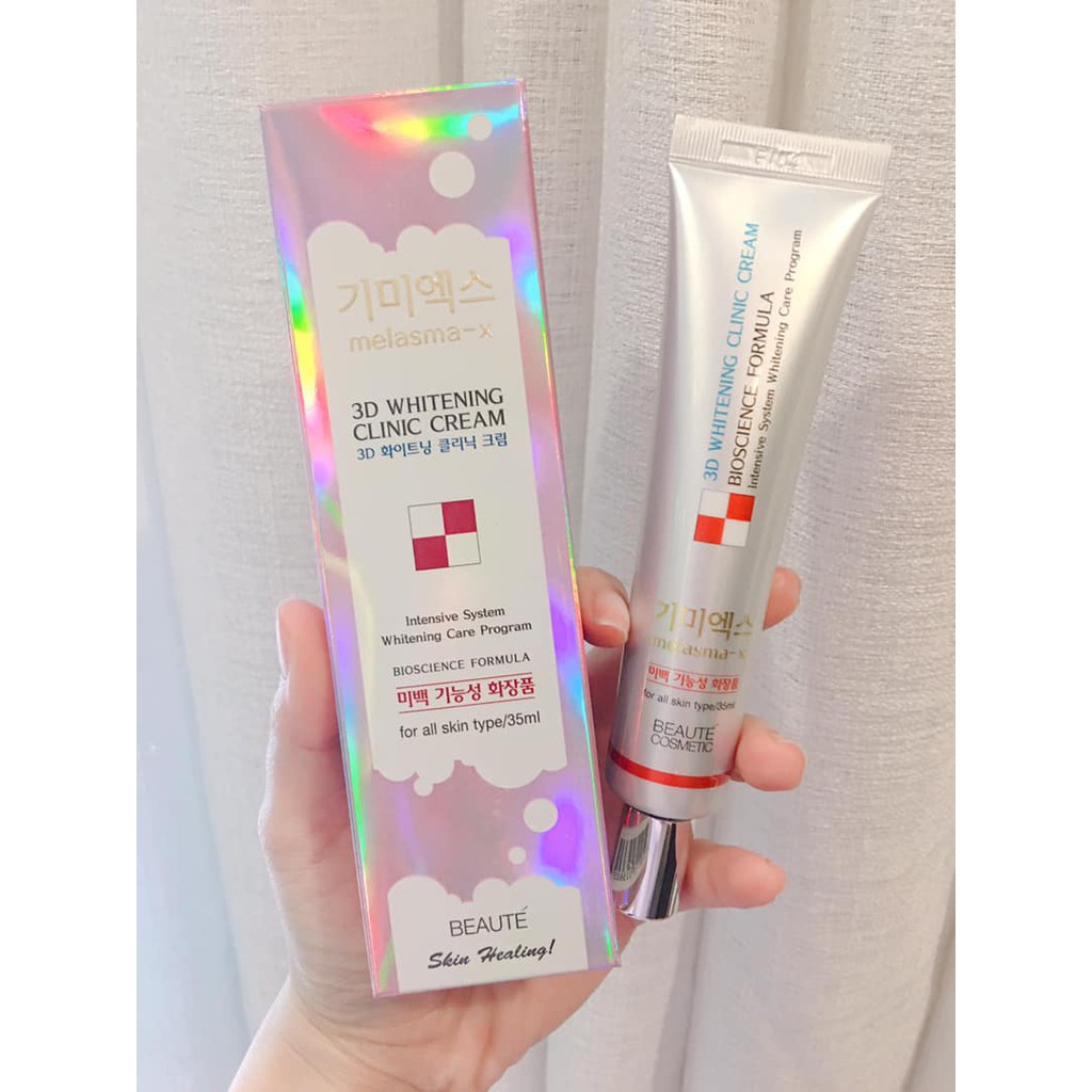 Kem nám, tàn nhang melasma-x 3d whitening clinic cream