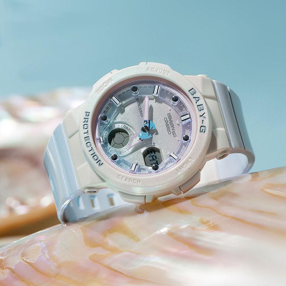 Đồng hồ casio nữ dây nhựa BABYG BGA-250-7A3DR chính hãng
