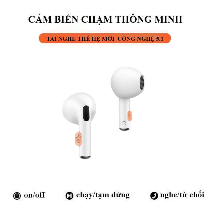 Tai nghe bluetooth Pro4 chính hãng âm thanh Superbass cảm biến vân tay 1 chạm- Linkeetech