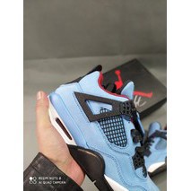 Nike Exclusive Genuine Nike Travis Shoes Scott X Air Jordan 4 Basketball Shoes Men's Sports Shoes