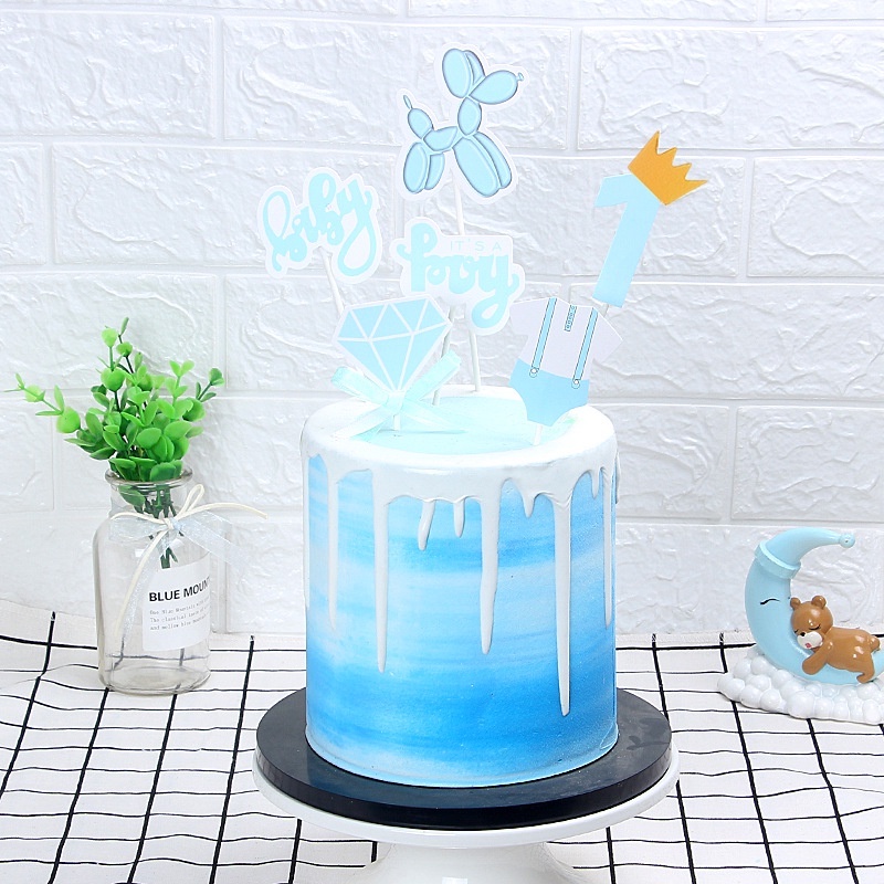 [SIÊU RẺ❤️] – SCG Baby 1 tuổi - Trang trí bánh sinh nhật bánh kem