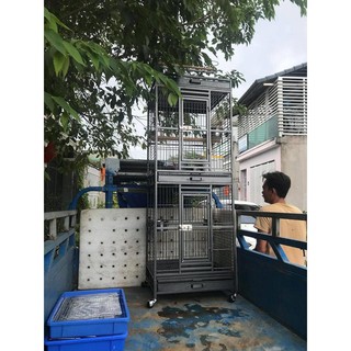 Lồng vẹt 2 tầng mẫu mới