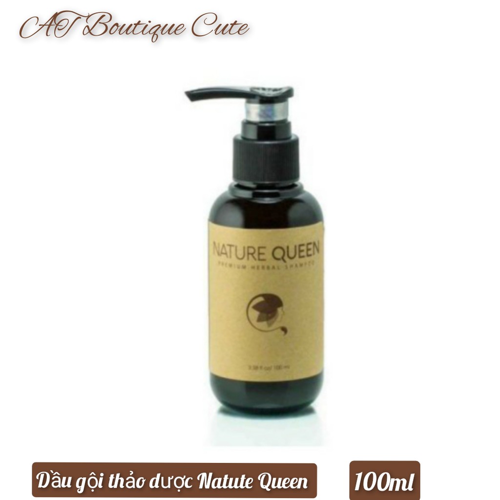 Nature Queen - Dầu gội thảo dược ngăn ngừa rụng tóc, kích thích mọc tóc 100ml, Sao Thái Dương