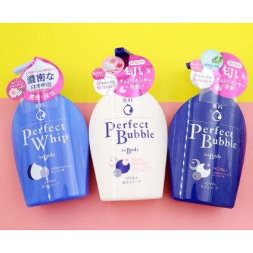 [Hàng nhập khẩu, đủ tem] Sữa Tắm Dưỡng Ẩm Hương Hoa SENKA Perfect Bubble For Body Floral 500ml - MnB Store