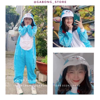 bộ đồ thú doraemon siêu đáng yêu