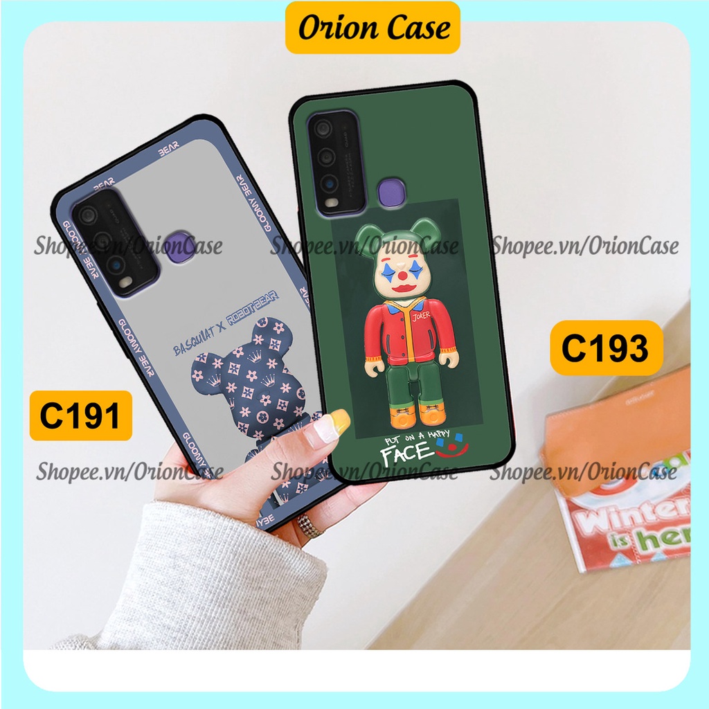 Ốp lưng Vivo Y30 / Y50 in hình bearbrick 3D thời trang, cá tính. ốp chống sốc, bền đẹp