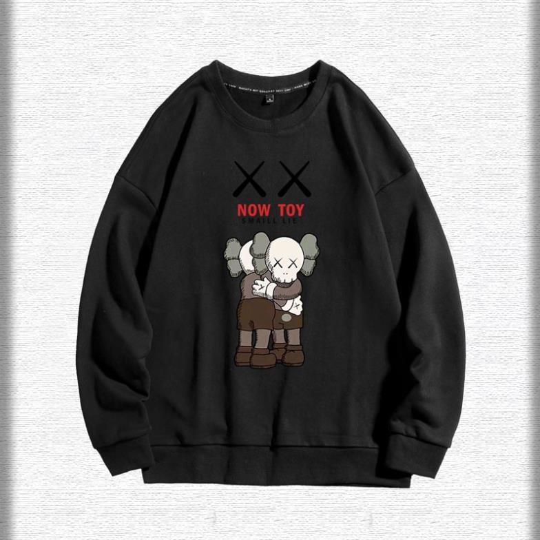 [Mẫu Mới] Áo Nỉ Dài Tay Nam Nữ Cổ Tròn Unisex Form Rộng Bo Gấu Phối Họa Tiết Chữ NOW TOY Zenkonu TOP NAM 1000187 | BigBuy360 - bigbuy360.vn