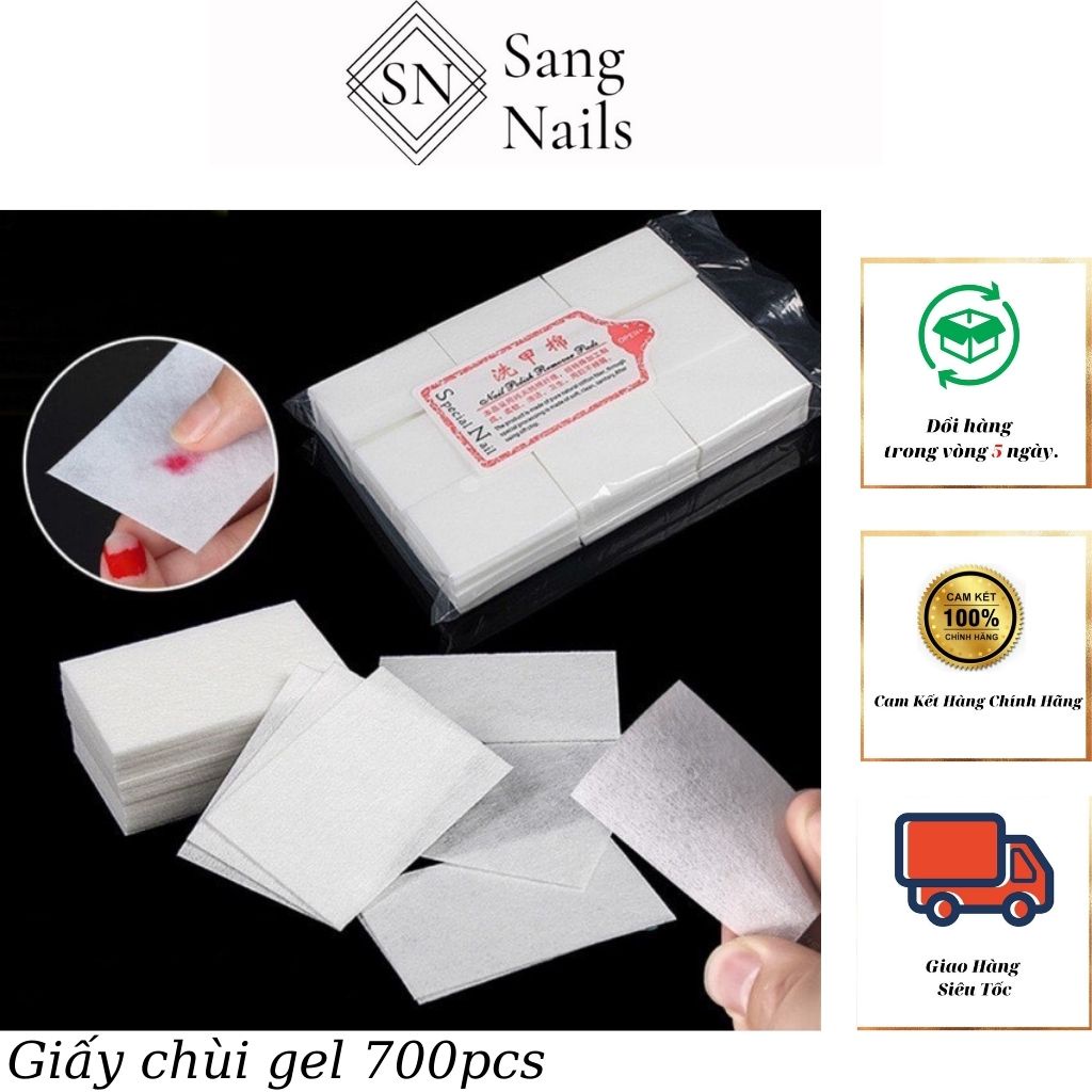 Giấy chùi gel loại xịn cứng không rụng lông 700pcs.