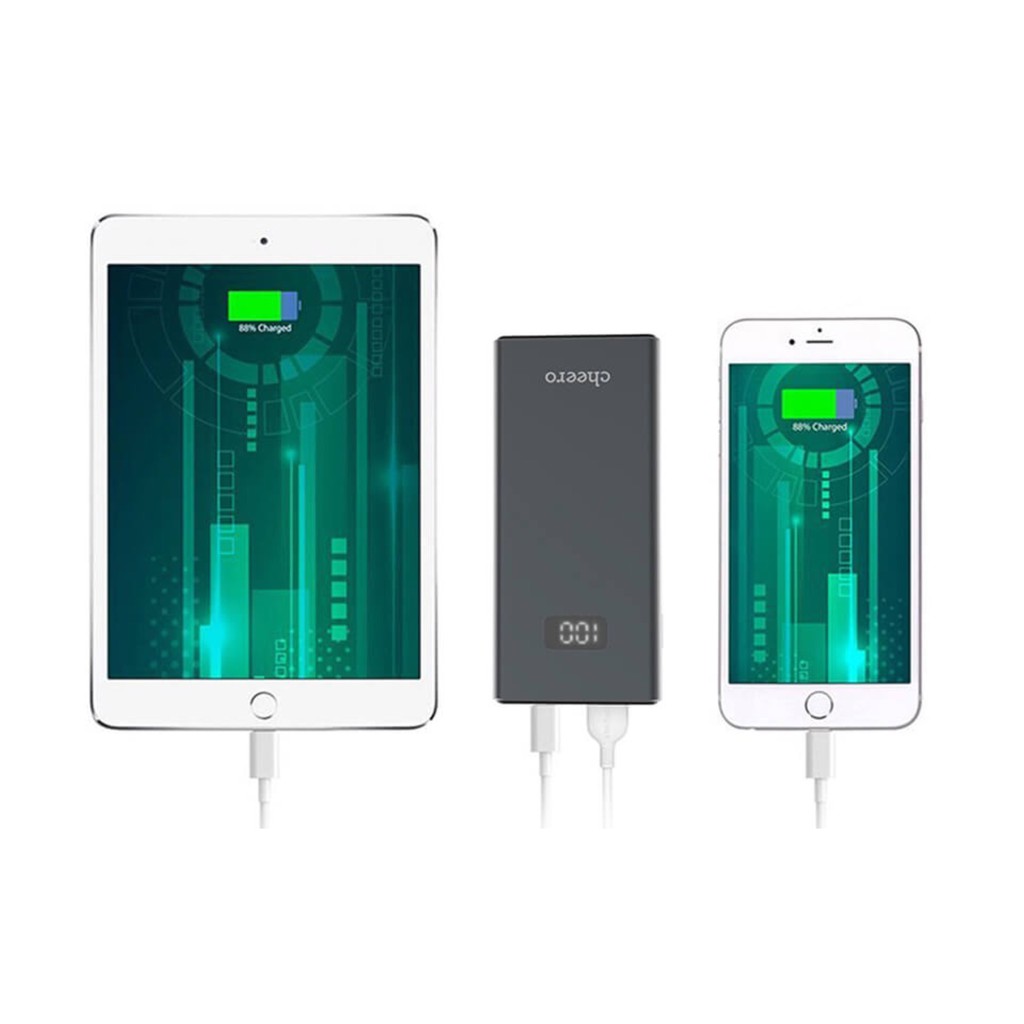 Pin Sạc Dự Phòng Cheero Power Plus 5 CHE-101 10000mAh - Hàng Chính Hãng