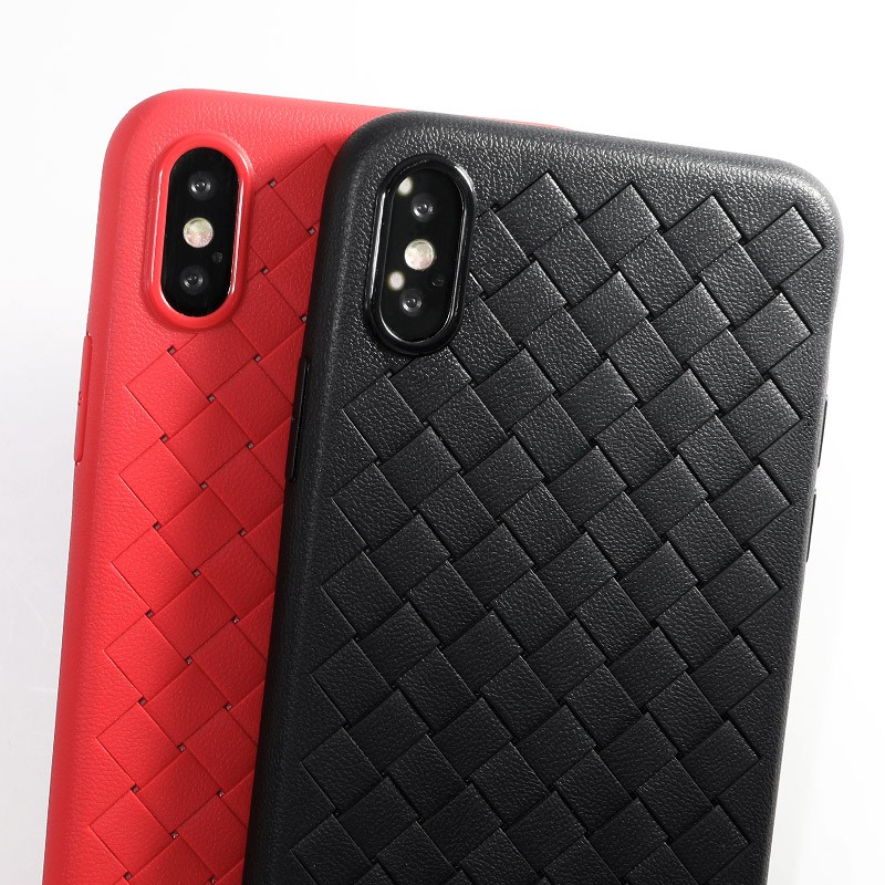 Ốp lưng nhựa mềm đan chéo thời trang cho OPPO Reno Reno2 Reno3 Reno5 F Z 10x Ace zoom Pro