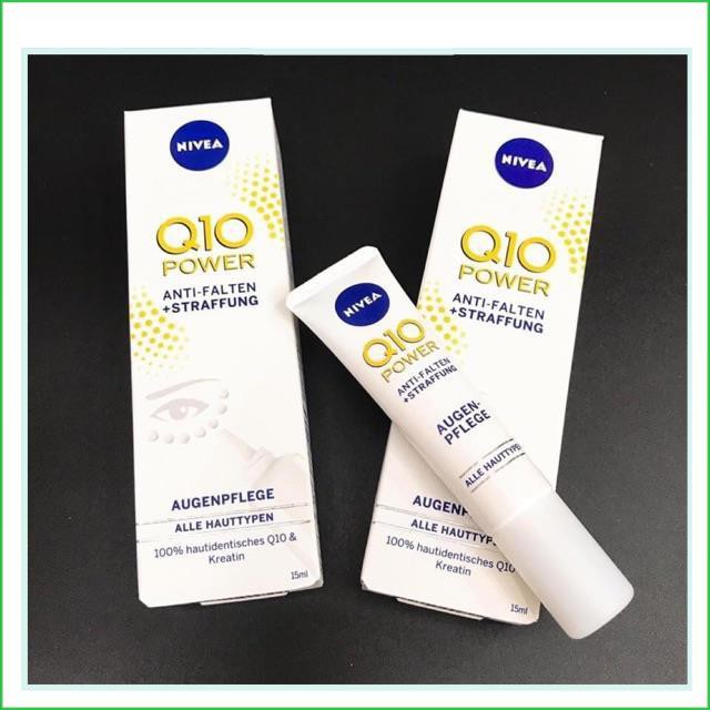 KEM CHỐNG NHĂN LÃO HOÁ VÙNG MẮT NIVEA Q10 POWER VỚI KHẢ NĂNG CHỐNG NHĂN VƯỢT TRỘ