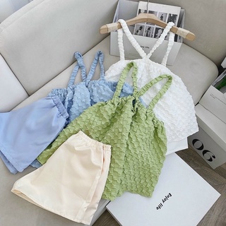 SET ÁO XỐP CỔ YẾM KÈM SHORT