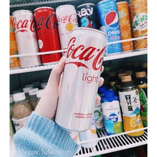 LỐC 6 LON COCA LIGHT - COCA ZERO 330ml