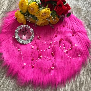 Combo thảm lông chụp nail