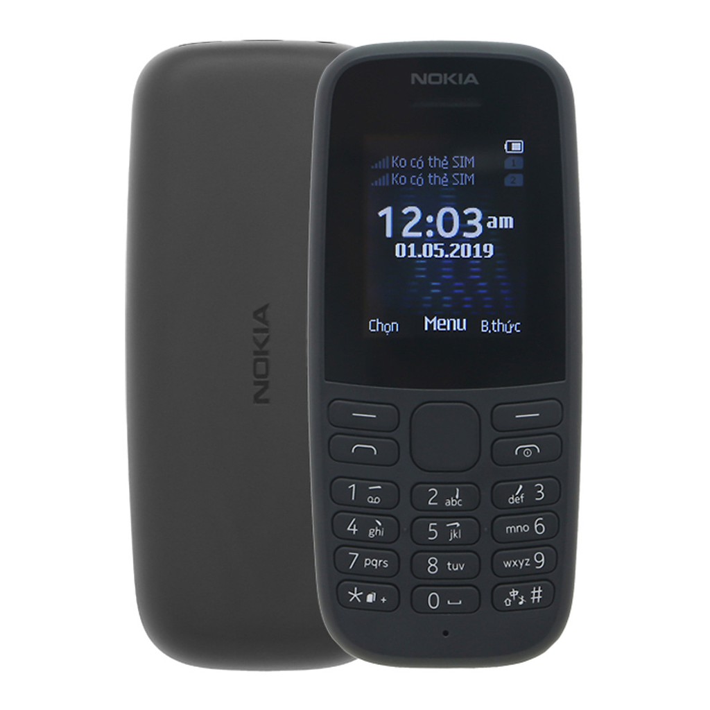 [Mã ELBAU10 giảm 10% đơn 500K] Điện Thoại Nokia 105 Single Sim (2021) - Hàng Chính Hãng
