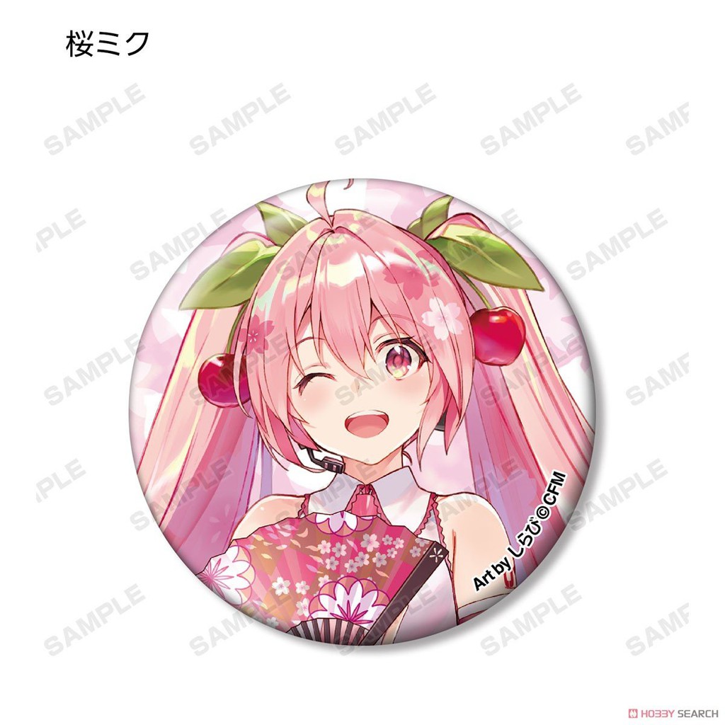 Combo 9 huy hiệu cài áo IN HÌNH Vocaloid ver sakura anime chibi dễ thương