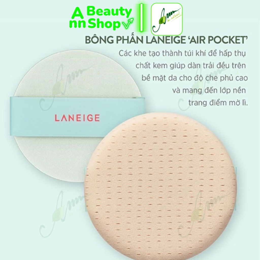 Set 2 Bông Phấn Nước Lanegie Neo Cushion Puff