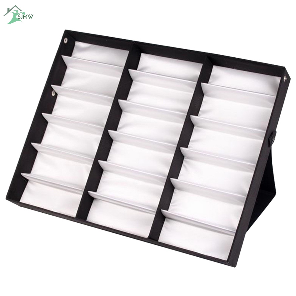 Hộp Đựng Trưng Bày Mắt Kính 18 Ngăn Tiện Lợi