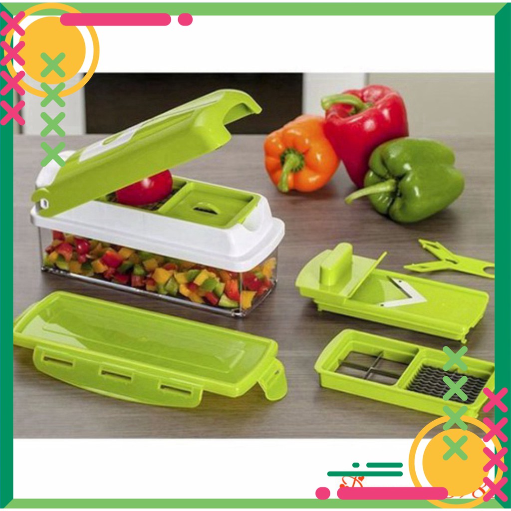 [FREE SHIP] 💥[Rẻ vô địch]💥 Bộ cắt gọt đa năng 10 món Tiện Dụng Nicer Dicer Plus💥SIÊU HOT💥