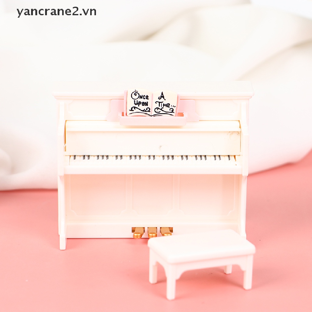 Đàn Piano Nhựa Tỉ Lệ 1 / 12 Trang Trí Nhà Búp Bê {yancrane2.vn}