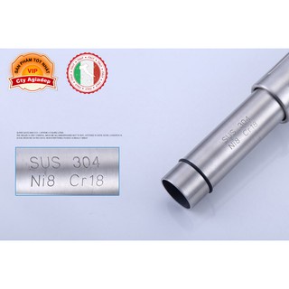 Phông Lật - Nút Ấn Xi Phông cho chậu rửa Lavabo - Thép ITALIA cao cấp SUS304 100 năm ko rỉ