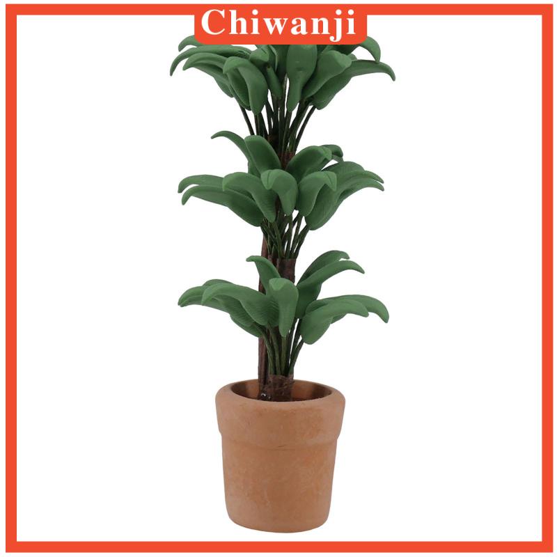 Chậu Cây Bonsai Mini Tỉ Lệ 1 / 12 Dùng Trang Trí Nhà Búp Bê