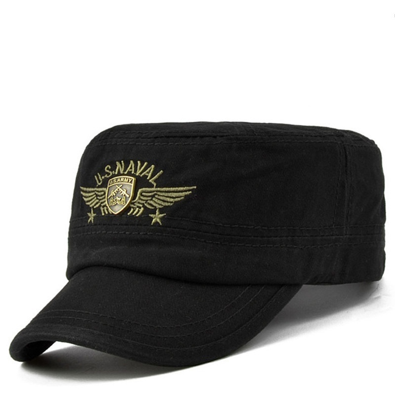 Mũ lưỡi trai họa tiết rằn ri phong cách quân đội thiết kế thời trang cho nam và nữ