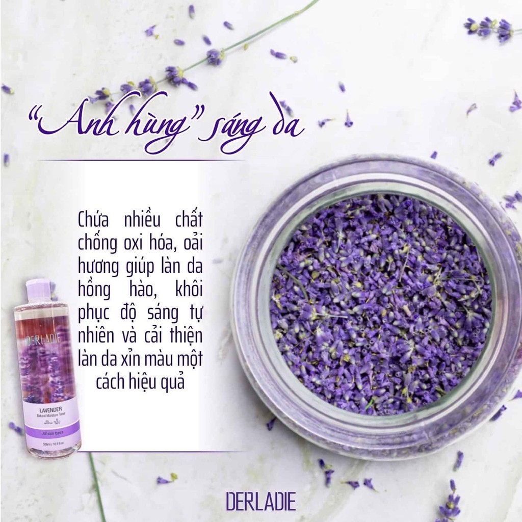 Nước Hoa Hồng Cấp Ẩm, Kiềm Dầu, Se Khít Lỗ Chân Lông Derladie Toner 30ml | BigBuy360 - bigbuy360.vn