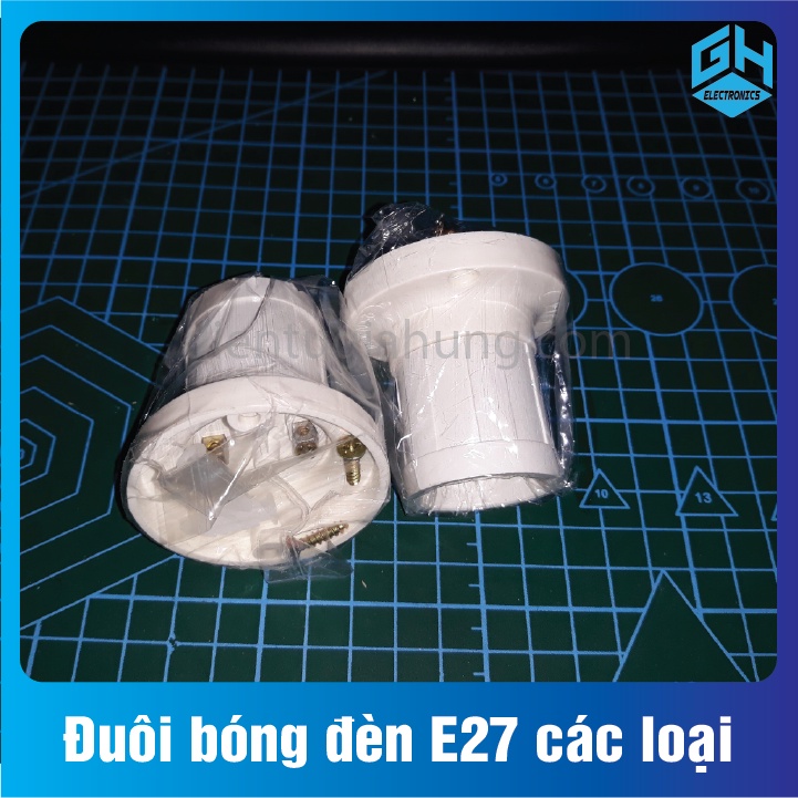 1 Cái Đuôi bóng đèn E27 các loại đuôi treo,đuôi xéo,đuôi thẳng