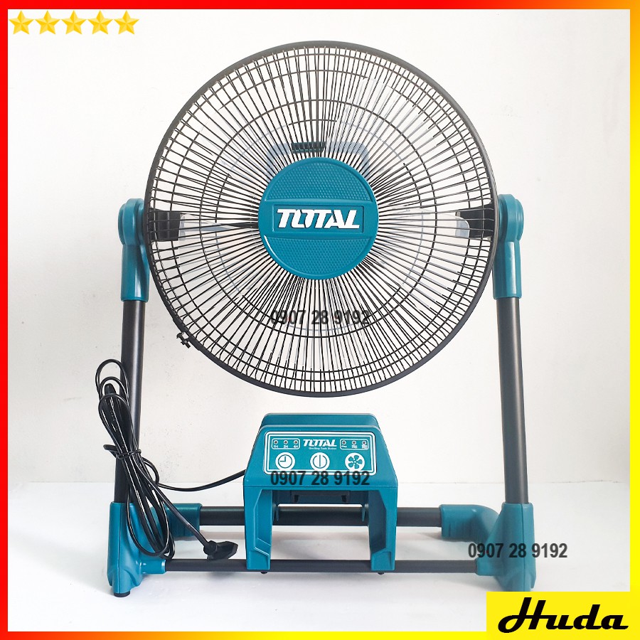 20V Quạt máy dùng pin Total TFALI2001 ( KÈM THEO PIN VÀ CỤC SẠC 20V) uio