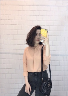 Áo sơ mi cổ nut