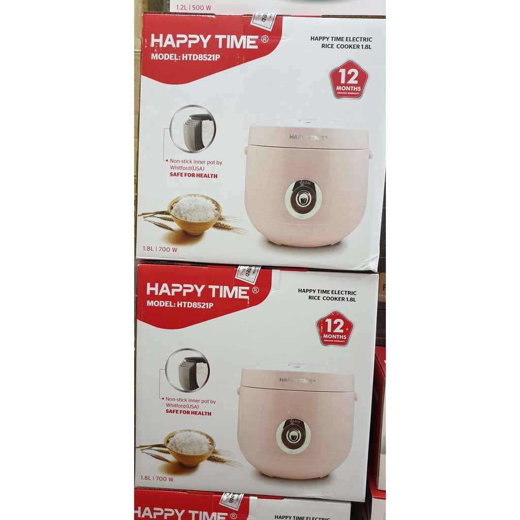 HTD8521P - NỒI CƠM ĐIỆN SUNHOUSE HAPPY TIME 1.8L CHỐNG DÍNH – BẢO HÀNH CHÍNH HÃNG 12 THÁNG