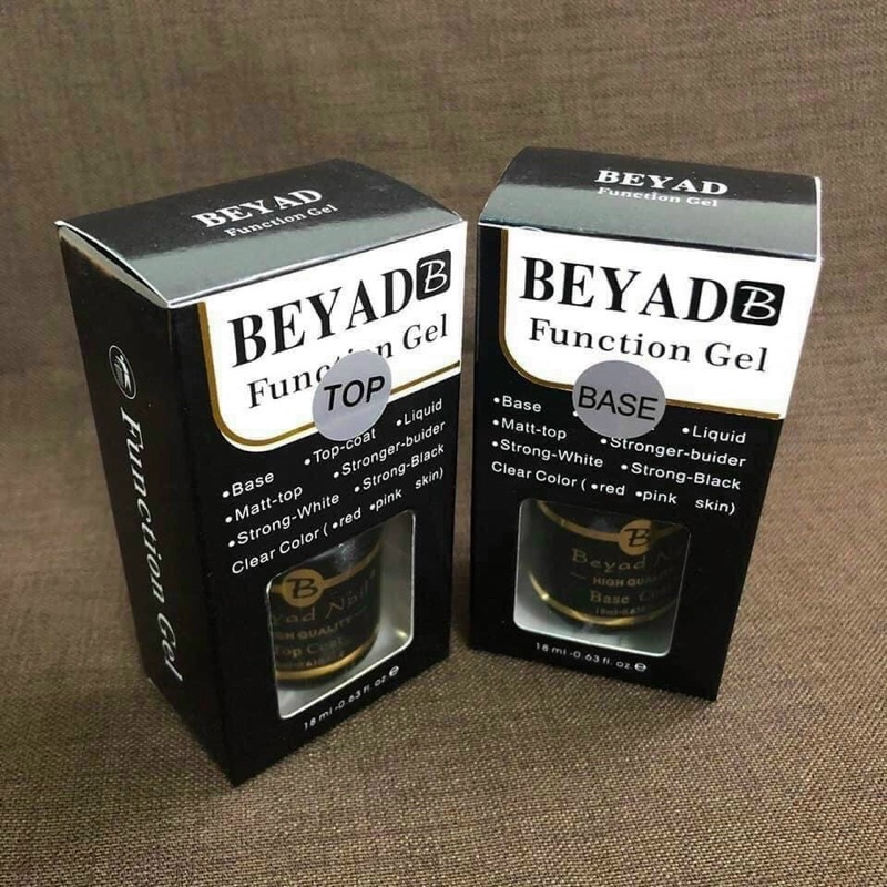Base top BEYAD siêu cường lực - Bóng bền đến tận lúc tháo.