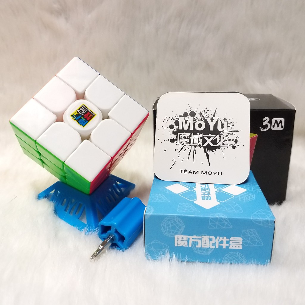 Đồ chơi Rubik Mofangjiaoshi Meilong 3x3 M Stickerless (có nam châm)
