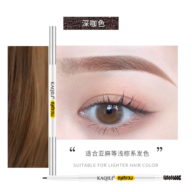 [Hàng mới về] Bút Kẻ Lông Mày Kaqili Chống Thấm Nước Không Phai Màu Thiết Kế Hai Đầu | BigBuy360 - bigbuy360.vn