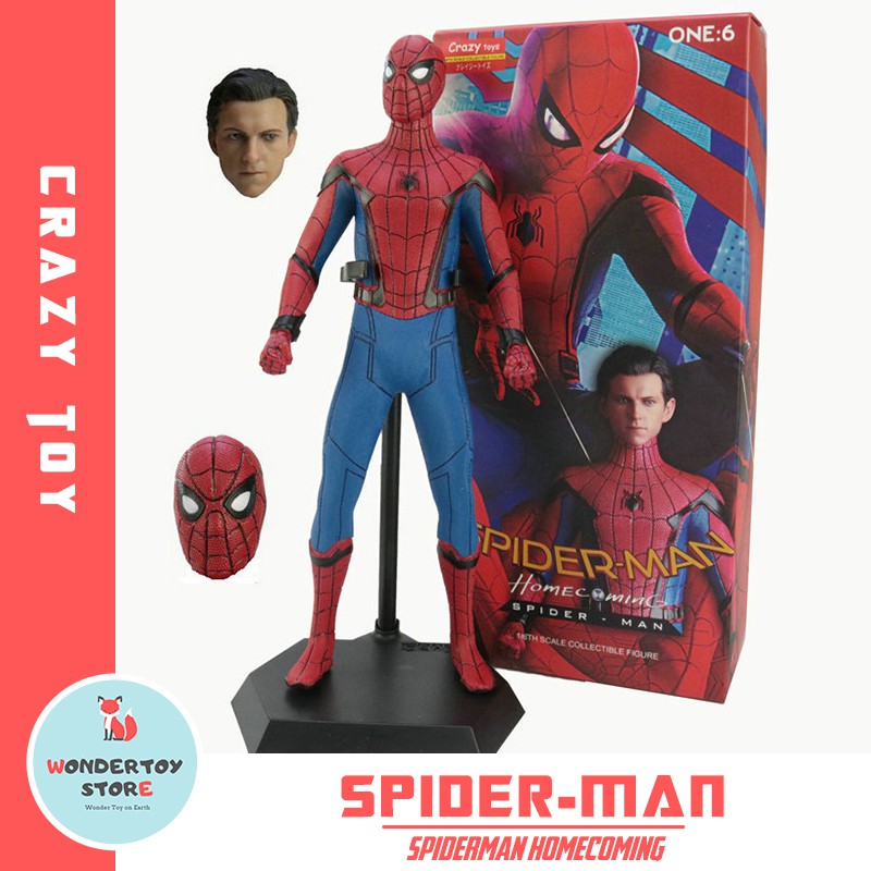 Mô hình Spider Man Homecoming Crazy Toys 30cm