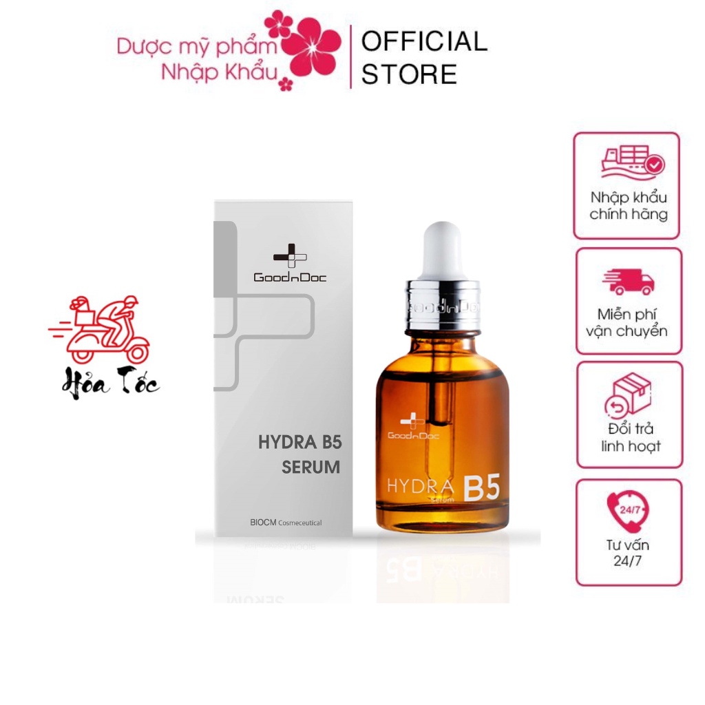 HÀNG NHẬP KHẨU - Serum B5 GoodnDoc Hydra Dưỡng Ẩm Phục Hồi Làm Trắng Sáng Da, Mờ Thâm Sạm Nám, Cấp Nước Chống Lão Hóa Da