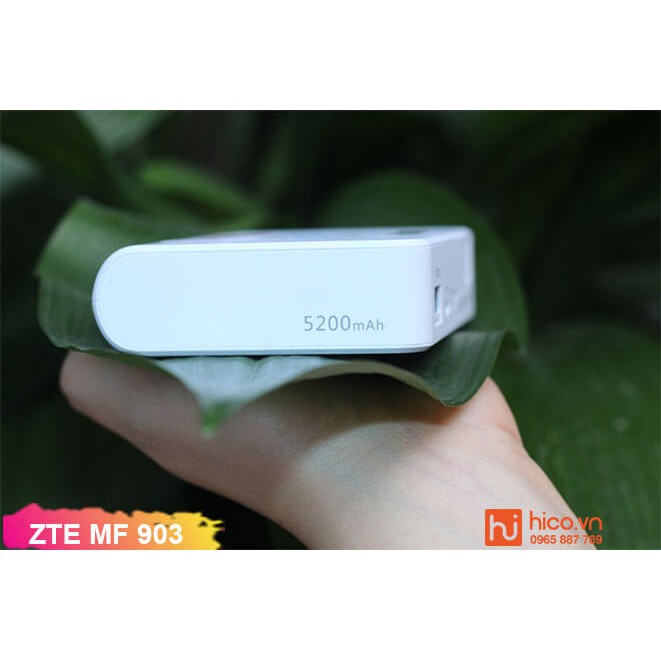 Bộ Phát Wifi 3G/4G ZTE MF903 – Tốc Độ Cao – Pin Khủng kiêm sạc dự phòng