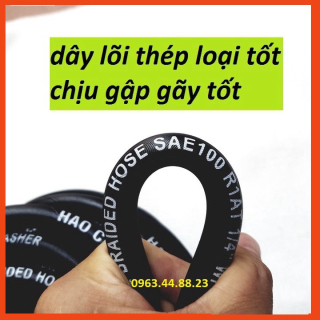 [Giảm -50%] Dây Rửa Xe Lõi Thép  20 Mét, 15 Mét, 10 Mét, ren 13 ,14mm