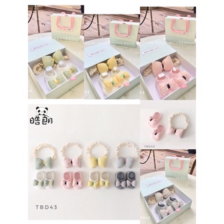 Set băng đô tất tbd43 cho bé gái 0-2 tuổi